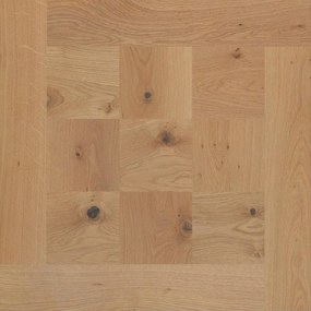 Parquet multistrato forte quadrotta versailles XXL in rovere spazzolato rustico sp. 14/3 mm 0.36 m²