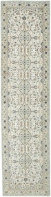 Kashan Tappeto 100 x 400 Beige (Iran) Annodato A Mano