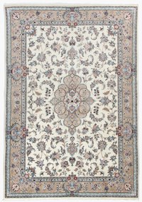 Isfahan Tappeto 200x140 (Iran) Annodato A Mano
