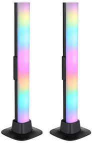 Globo 25895SH - SET 2x LED RGB Lampada da tavolo dimmerabile LED/2W/5V Wi-Fi Tuya