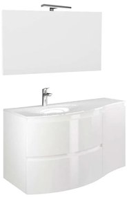 Armadietto bagno a terra Armonia 1 anta P 39 x L 35 x H 56 cm bianco mdf