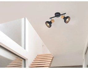 Faretto nero opaco ø 10 cm Latika – Reality