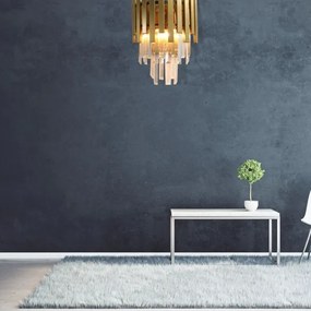 Applique di cristallo ASPEN GOLD 2xE14/40W/230V