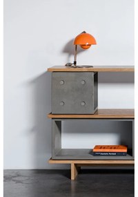 Cassettiera in calcestruzzo , 230 x 98 cm Dice - Lyon Béton