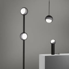 Ideal Lux - Lampadario LED a cavo BLOOM 1xG9/3W/230V diam. 11,5 cm nero