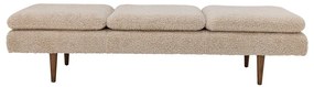 Chaise-longue beige in bouclé Pione - Bloomingville