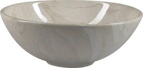 Lavabo rotondo beige in ceramica ø 42 cm Dalma – Sapho