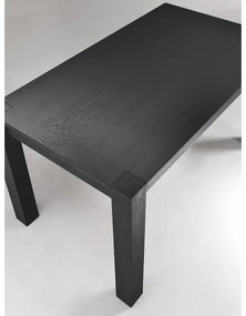 Tavolo da pranzo allungabile a 190 cm BLADE in legno Nero