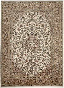 Kashan Tappeto 330 x 250 Beige (Iran) Annodato A Mano