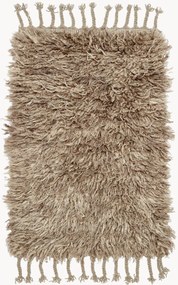 Tappeto in lana con frange Dylan