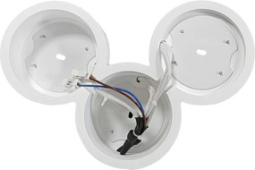 Plafoniera Rotonda 3xGX53 a Cilindri in Gesso - serie VOLUMI