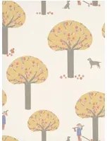 Little Greene Tapete Rodney Street - Light Gold