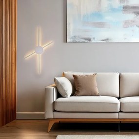 Brilagi - Applique a LED LUGO QUATTRO LED/16W/230V bianco