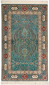 Hereke Tappeto 160x100 Turchese (Cina) Annodato A Mano