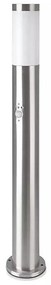 Lampada da esterno con sensore 1xE27/60W/230V IP44 80cm cromo opaco