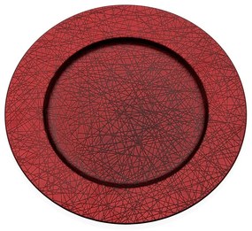 Sotto Piatto Versa Rosso polipropilene 33 x 33 cm