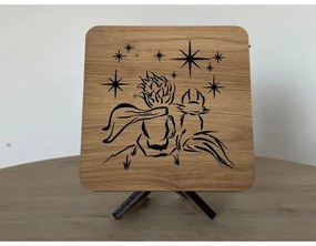 Li-Go 5788/DUB2 - Lampada decorativa da tavolo LED/12W/230V 19x19 cm rovere/Il Piccolo Principe