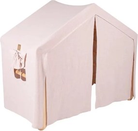 Pikler triangolo montessori rosa/di colore naturale in pino massiccio 112x61x94 cm Montessori – Meowbaby