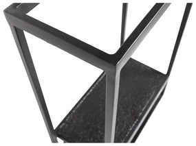 Supporto da parete in metallo nero 40x60 cm Febe - WOOOD