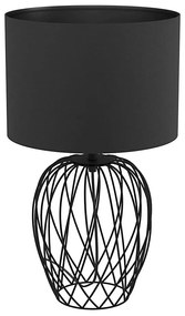 Eglo 43653 - Lampada da tavolo NIMLET 1xE27/40W/230V nero