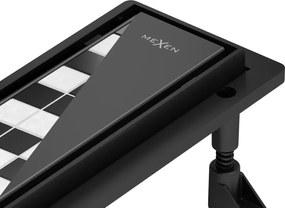 Mexen Flat ABS scarico lineare 2 in 1 90 cm, nero - 1769090