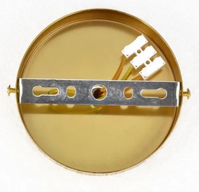 Brilagi - Lampadario a soffitto ECLIPSE 5xE14/10W/230V Ø 38 cm dorato