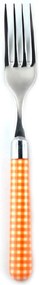 Set 6pezzi Forchetta Tavola Naif Pic Nic Posate Colorate - Rivadossi