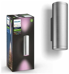 Philips 17463/47/P7 - LED RGBW Lampada da esterno Hue APPEAR 2xLED/8W/230V IP44