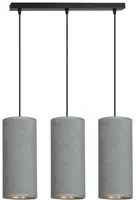 Lampada a Sospensione Bente, Grigio, Acciaio, 50x100x6 cm, EPIKASA