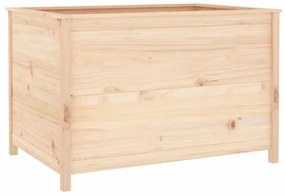 Fioriera Rialzata Giardino 119,5x82,5x78cm Legno Massello Pino