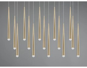 Lampadario LED dorato Cala – Trio Select