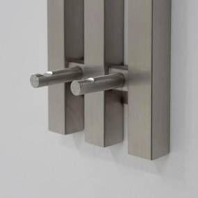 Attaccapanni da parete argentato in metallo 65 cm Senza – Spinder Design