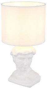 Globo 21732W - Lampada da tavolo HERMES 1xE14/40W/230V bianco