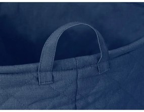 Cesta per il bucato blu scuro in tessuto 67 l Tom Tailor – Wenko