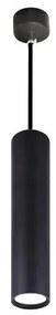 Lampadario a sospensione con filo KARADON 1xGU10/30W/230V 60 cm nero