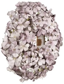 Eglo 428207 - Corona di fiori artificiali SOLVANG diametro 35 cm viola