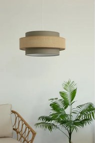 Brilagi - Lampada a sospensione con cavo RESNA 1xE27/60W/230V Ø 40 cm marrone/beige