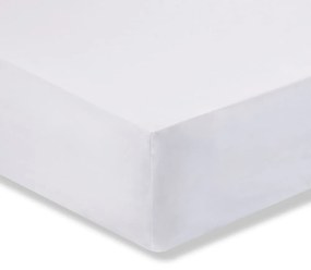 Lenzuolo bianco di cotone egiziano, 135 x 190 cm - Bianca