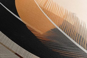 Quadro su tela – Forme astratte piume