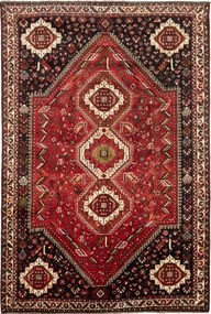 Shiraz Tappeto persiano 260 x 170 Rosso (Iran) Annodato A Mano