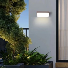 Brilagi - Applique LED da esterno TRIANGLE LED/20W/230V marrone IP65