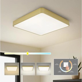 Brilagi - Plafoniera LED da soffitto POOL LED/48W/230V 3000/4000/6000K 50x50 cm dorata