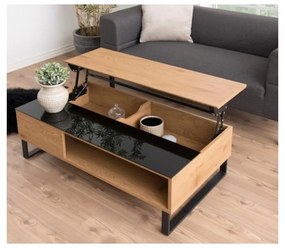 Tavolino nero 110x60 cm Azalea - Actona