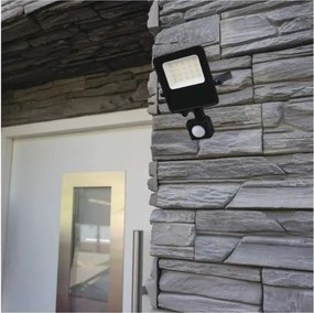 Faretto LED VISIO 30W 230V 4000K IP65 con sensore