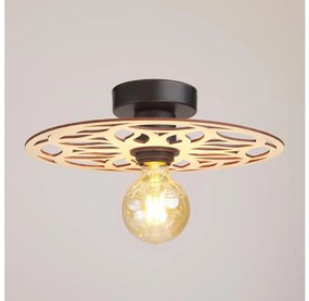 Lampadario a plafone FALCO 1xE27/60W/230V diametro 30 cm beige