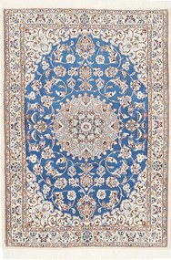 Nain Tappeto persiano 150x110 Blu (Iran) Annodato A Mano