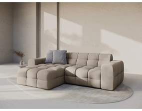 Divano angolare marrone (con penisola a sinistra/con chaise lounge) Kendal – Micadoni