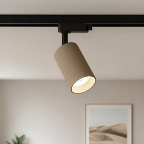 Faretto per sistema a binario monofase PIPE 1xGU10/10W/230V beige