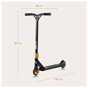 Lionelo - Monopattino per bambini WHIZZ nero