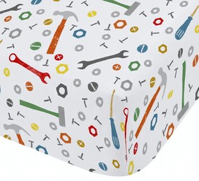 Lenzuolo con angoli per bambini per letto singolo 90x190 cm Digger Dreams – Catherine Lansfield